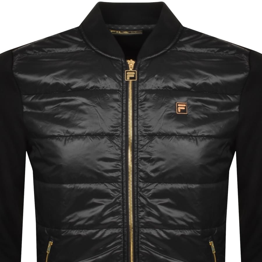 Fila leather jacket store